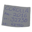 Espelho Retrovisor Interno Corolla Xei 2016 Original