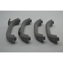 Kit 4 Puxador Alça Teto Pqp Pt Cruiser 2003 Original Cinza