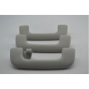 Kit 3 Puxador Alça Teto Pqp Creta 2024 Original Cinza