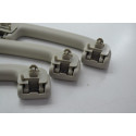 Kit 3 Puxador Alça Teto Pqp Nissan Livina 2012 Original Creme