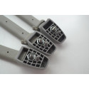 Kit 3 Puxador Alça Teto Pqp Subaru Forester 2007 Original Cinza