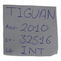 Moldura Porta Cartão Duplo Volkswagen Tiguan 2010 Original Preto