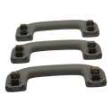 Kit 3 Puxador Alça Teto Pqp Nissan Kicks 2022 Original Bege
