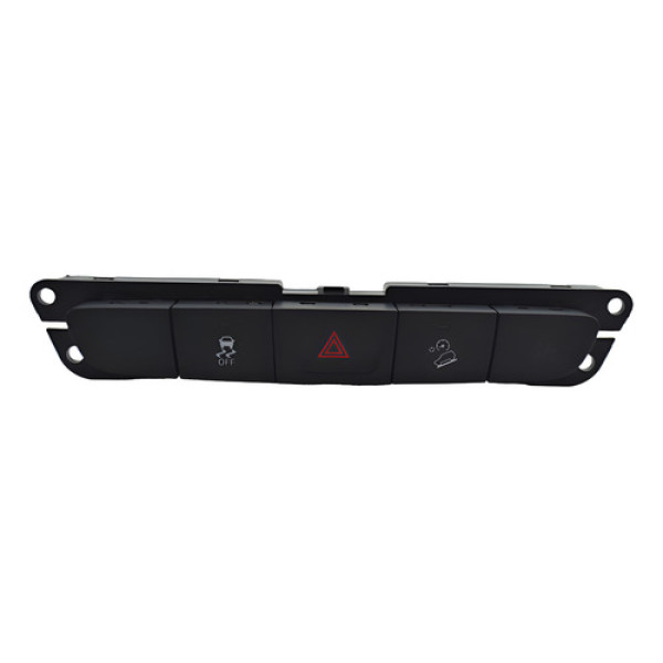 Botão Pisca Alerta Off Tração Fiat Toro 2021 Original Preto