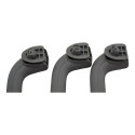 Kit 3 Puxador Alça Teto Pqp I30 2009 A 2012 Original Cinza