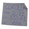 Encosto Apoio Braço Console Toyota Corolla Xei 2011 Original Cinza