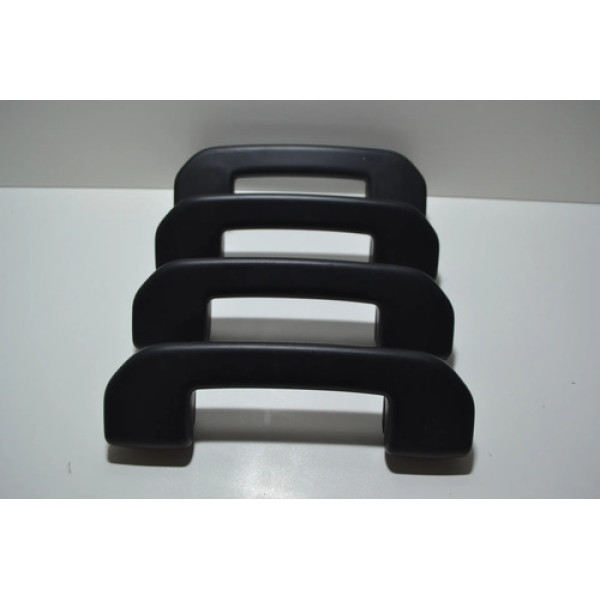 Kit 3 Puxador Alça Teto Pqp Peugeot 2008 2026 Original Preto Preto