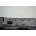 Moldura Central Multimidia Painel Vw Golf Gti 2014 Original Preto
