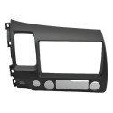 Moldura Central Painel Radio Civic 2006 A 2011 Original Cinza