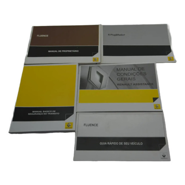 Kit Manual Proprietário Segurança Fluence 2012-2017 Original