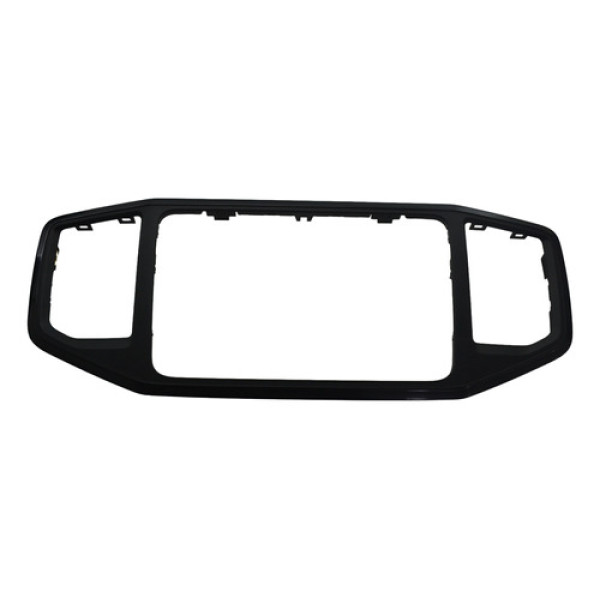 Moldura Central Painel Volkswagen Amarok 2017 Original Preto