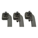Kit Com 3 Puxador Alça Teto Pqp Citroen C4 Lounge 2014 Origi Cinza