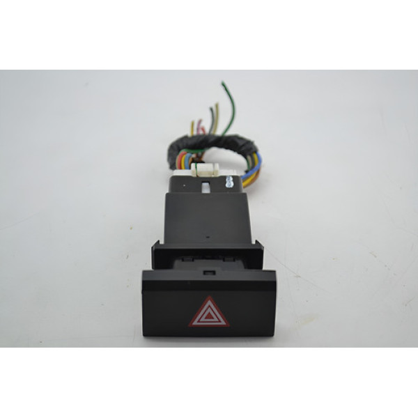 Botão Pisca Alerta Painel Hb20 2014 Original Preto