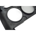 Moldura Central Painel Radio Citroen C3 2012 Original Cinza-escuro