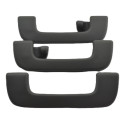 Kit Com 3 Puxador Alça Teto Pqp Audi A3 2020 Original Cinza-escuro