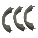 Kit 3 Puxador Alça Teto Pqp Nissan Versa 2013 Original Bege