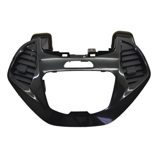 Moldura Central Painel Radio Com Difusor Ford Ka+ 2018 Origi Cinza