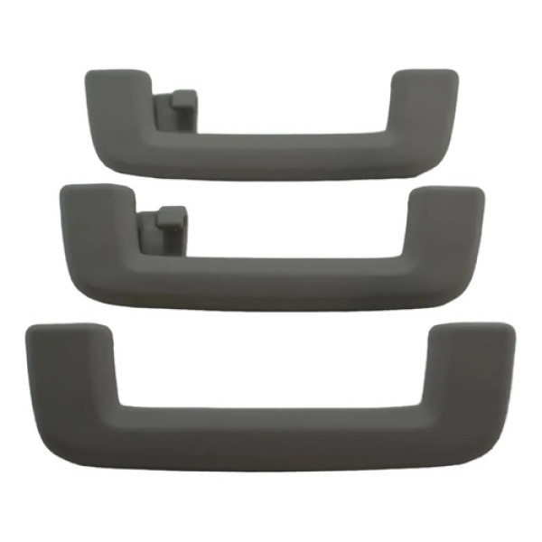 Kit 3 Apoio Alças Pqp Teto Ecosport 2013-2021 Original Cinza