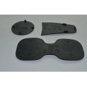 Acabamento Borracha Porta Copo Console Mobi 2017-2024 Origin Preto