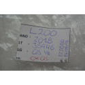 Quebra Sol Lado Esquerdo Motorista L200 2017 A 2023 Original