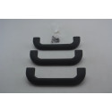 Kit 3 Apoio Alça Teto Pqp Gol 2008 A 2016 Original Preto