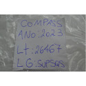 Par Presilha Suporte Quebra Sol Jeep Compass 2023 Original