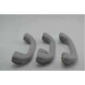 Kit 3 Puxador Alça Pqp Teto Ix35 2020 Original Cinza
