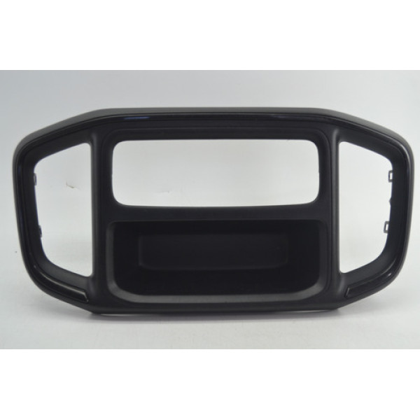 Moldura Central Painel Porta Treco Fiat Strada 2020 Original Preto