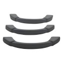 Kit Com 3 Puxador Alça Teto Pqp Pajero Tr4 2007 Original Cinza-escuro