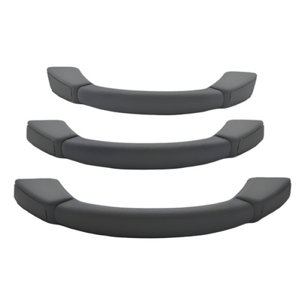 Kit Com 3 Puxador Alça Teto Pqp Pajero Tr4 2007 Original Cinza-escuro