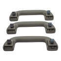 Kit Com 3 Puxador Alça Teto Pqp Honda Hr-v 2020 Original Bege