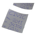 Quebra Sol Lado Direito Passageiro Civic 2011 Original