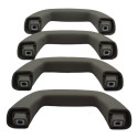 Kit 4 Puxador Alça Teto Pqp Captiva 2011 Original Cinza