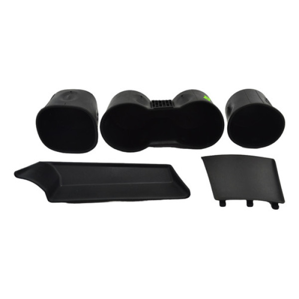 Kit 5 Borracha Interna Porta Copos Tracker 2015 Original Preto
