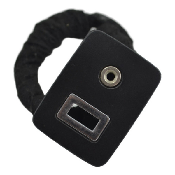 Moldura Conector Sem Usb Auxiliar Ecosport 2013 Original Cinza