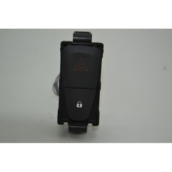 Botão Pisca Alerta Trava Renault Fluence 2013 2014 Origina Preto