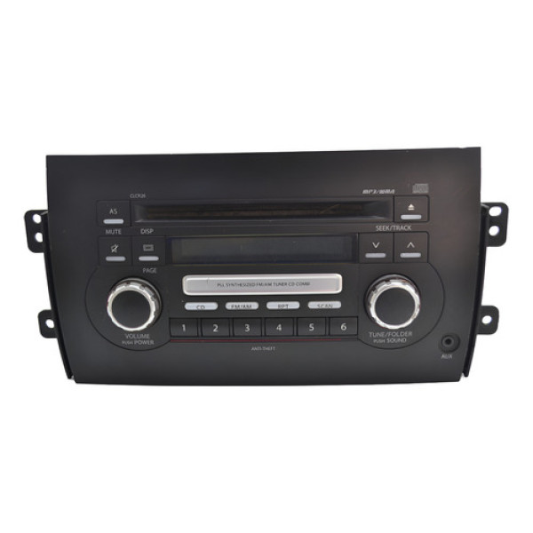Radio Som Painel Auxiliar Mp3 Suzuki Sx4 2011 2012 Original