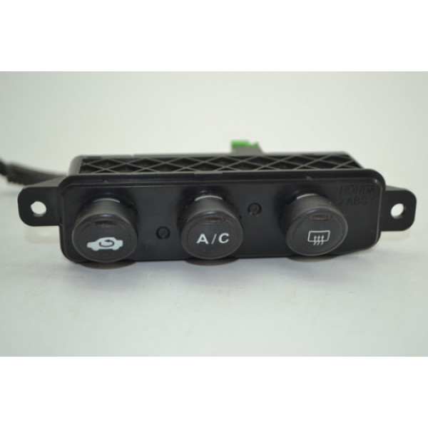 Interruptor Ar Condicionado Honda Civic Lxl 2005 2006 Preto