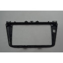 Moldura Central Painel Multimidia Vw Tiguan 2020 Original Cinza