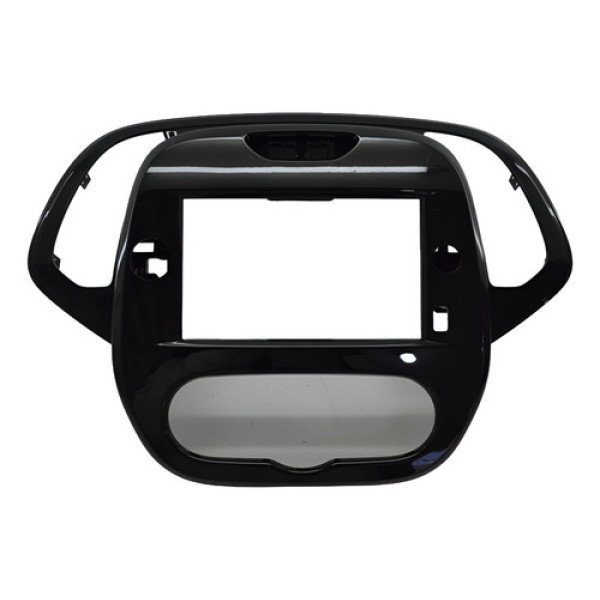 Moldura Central Comando Ar Radio Painel Captur 2022 Original Preto