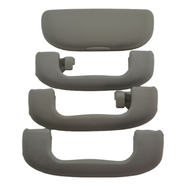Kit 3 Puxador Alça Teto Pqp Porta Oculos Cruze 2012 Original Bege