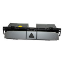 Moldura Pisca Alerta Porta Copo Painel Vw Passat 2007 Origin Prata