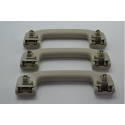 Kit 3 Puxador Alça Pqp Teto Nissan Livina 2009 A 2014 Orig Ocre