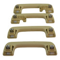 Kit Com 4 Puxador Alça Teto Pqp Audi Q5 2016 Original Ocre