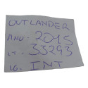 Botão Comando Pisca Alerta Painel Outlander 2015 Original Preto