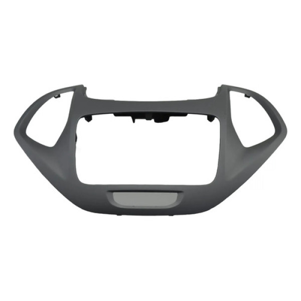 Moldura Radio Central Painel Ford Ka 2015 -2021 Original Prateado