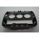 Moldura Central Radio Painel Citroen C3 2012 Original Cinza-escuro