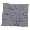 Luz Cortesia Central Interna Teto Gm Sonic 2013 Original