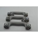 Kit 3 Puxador Alça Teto Pqp Chevrolet Tracker 2019 Original Cinza
