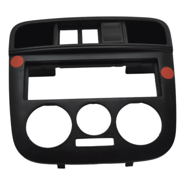 Moldura Central Radio Painel Vw Gol 2007 Original Preto